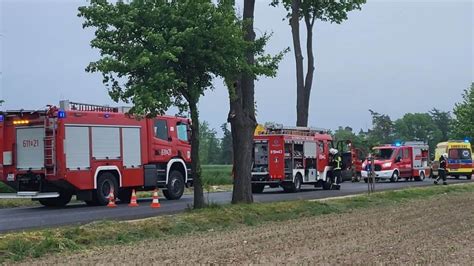 Poważny wypadek na drodze wojewódzkiej