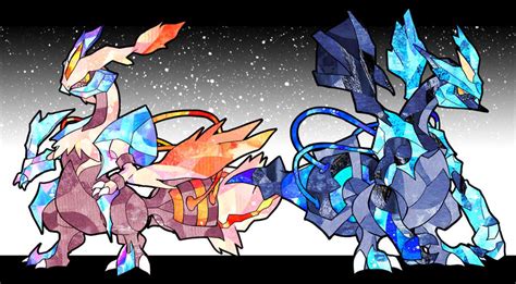 black kyurem white kyurem by jtbbart on DeviantArt