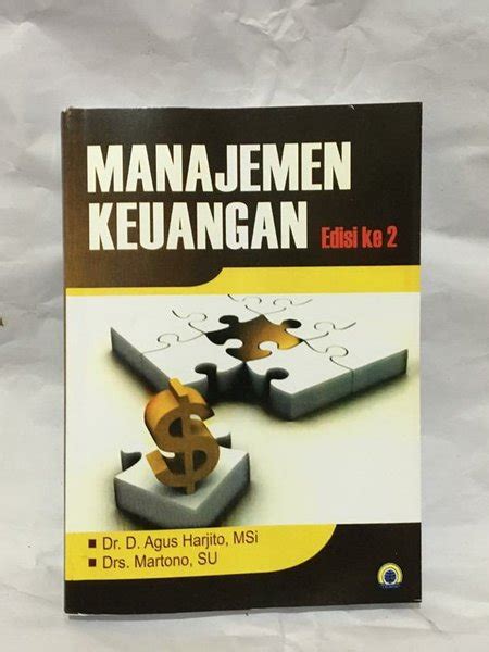 Jual Buku Manajemen Keuangan Edisi 2 Agus Harjito Martono Di Lapak Taman Buku Bukalapak