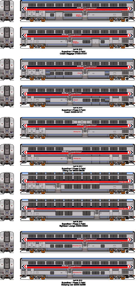 Amroad Silver Streak Superliner Cars By Raulcasas1999 On Deviantart