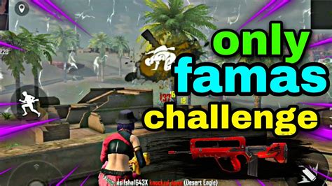 Only Famas Challenge In Clash Squad Kalahari Only Drag Headshot