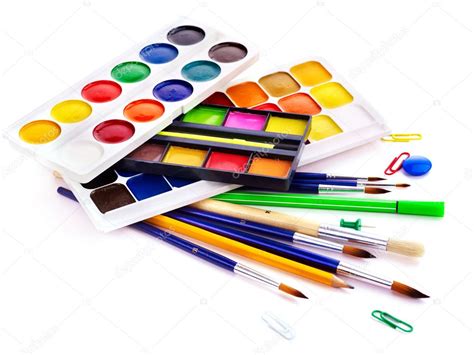 School art supplies Stock Photo by ©poznyakov 5973016