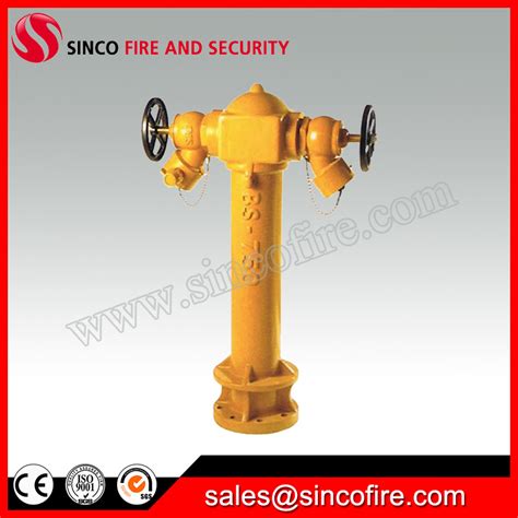 4 Bs750 2 Way Outdoor Ground Pillar Fire Hydrant