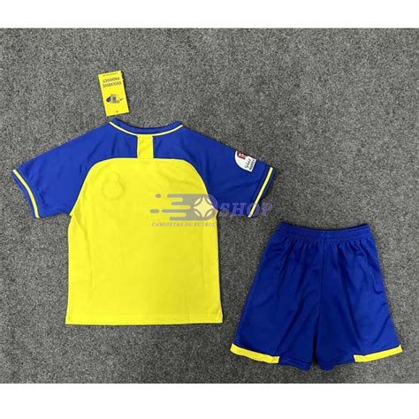 Camiseta Al Nassr FC Primera Equipación 2022 2023 Niño Kit