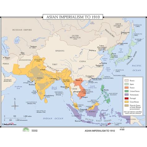 Universal Map World History Wall Maps Asian Imperialism Wayfair Ca