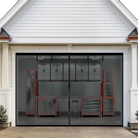 Snapklik Lasla Garage Door Screen For Car Garage X Ft