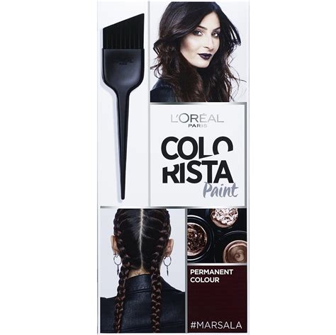 L Or Al Loreal Colorista Paint Permanent Hair Dye Marsala Colour