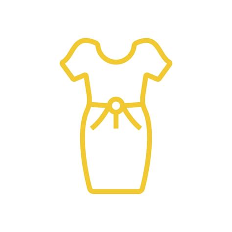 Premium Vector Womens Dress Icon Vector Design Templates