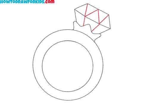 Diamond Ring Drawing Step By Step Marisol Edgar