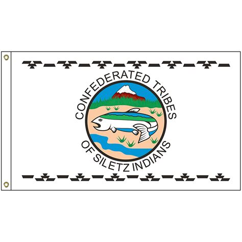 Nat 3×5 Siletz 3′ X 5′ Confederated Tribes Of The Siletz Reservation