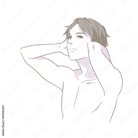 セクシーな男性のイメージイラスト素材 Stock Vector Adobe Stock