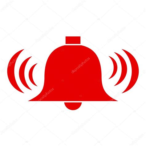 Vector Alarma Vectorizada Campana De Alarma Vector Vector De Stock