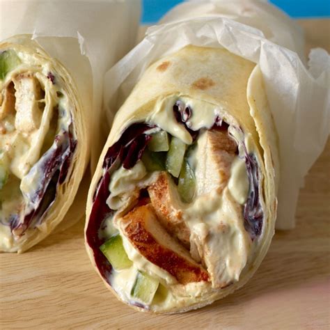 Hähnchen Wrap Rezept ESSEN UND TRINKEN