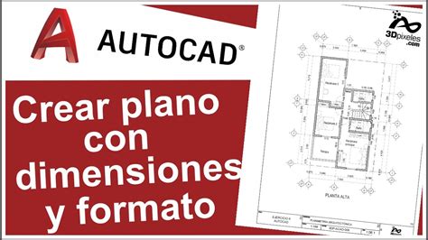 Crear Un Plano Con Dimensiones Y Formato En AutoCAD Desde Cero YouTube