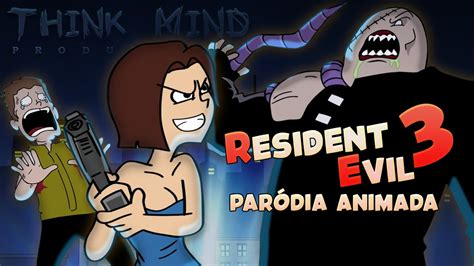 Resident Evil 3 Nemesis Paródia Animada Think Mind YouTube