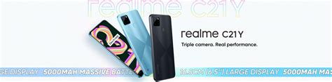 realme C21Y Russian Version 4GB 64GB Smartphone Octa-core Processor 6 ...