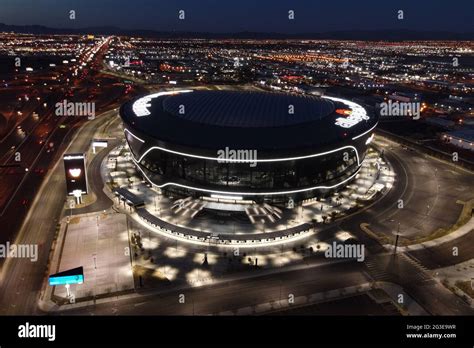 Allegiant Stadium Aerial View Hi Res Stock Photography And Images Alamy