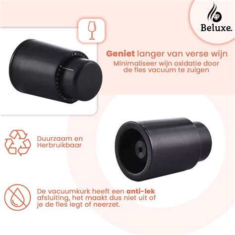 Wijn Vacuüm pomp Wine Saver Wijn Stopper Vacuum Pomp Wijnkurk