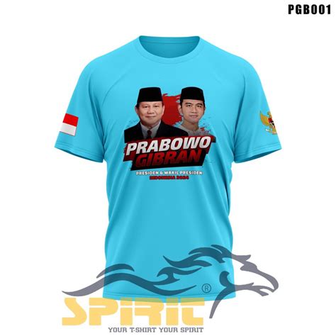 Jual Baju Prabowo Gibran Kaos Prabowo Gibran Presiden Wakil Presiden