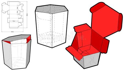 Hexagonal Cardboard Stock Illustrations Hexagonal Cardboard Stock