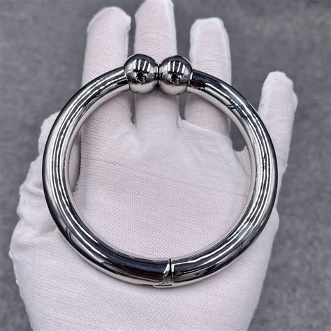 Customize Magnetic Cock Ring Stainless Steel Scrotum Pendant Ball Ring