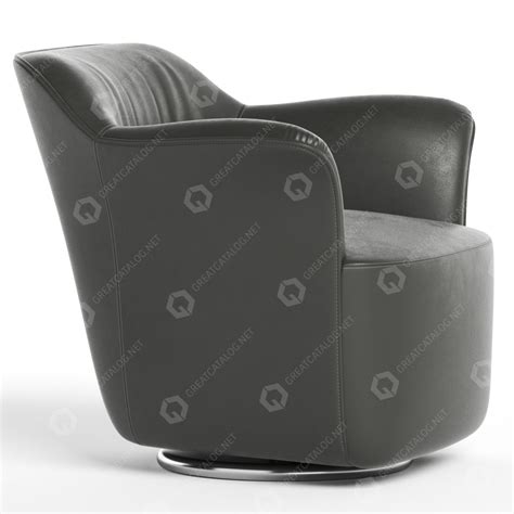 Armchair Poltrona Frau Aida 3d Model Greatcatalog 13330