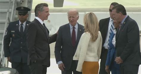 President Biden arrives at SFO in Air Force One - CBS San Francisco