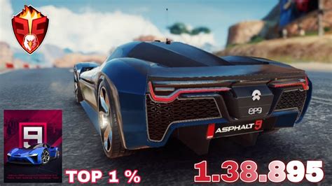 Asphalt 9 CAR HUNT RIOT NIO EP9 THE NARROWS 1 38 895 TOP 1