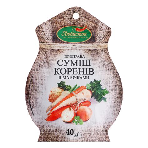 Приправа кусочками Смесь кореньев Любисток д/п 40г Любисток ...