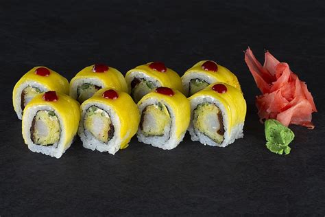 GOLD EBI TEMPURA MANGO GEISHA SUSHI