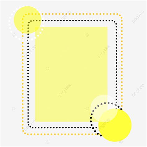 Creative Hand Painted Png Picture Hand Painted Creative Yellow Frame