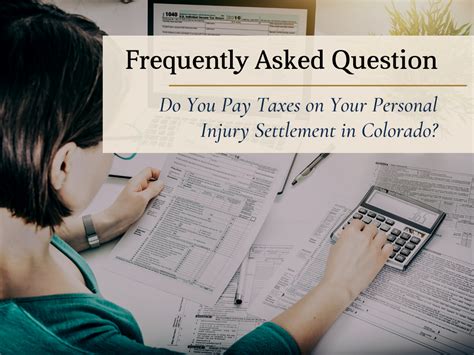 personal injury settlements  taxed  colorado fuicelli lee