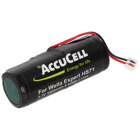 Ersatzakku für Wella Xpert HS71 AccuCell Li Ionen Akku 1600mAh