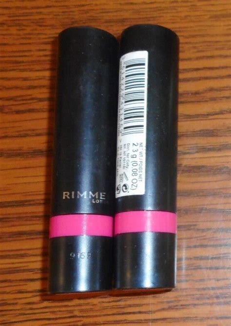 Lot Of 2 Rimmel Lasting Finish Extreme Lipstick 140 Fiyah 008oz Each