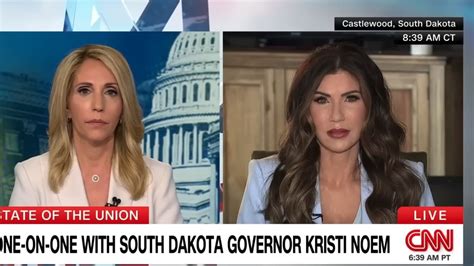 Awkward Silence Hits Cnn Airwaves When Gov Kristi Noem Confronts Host