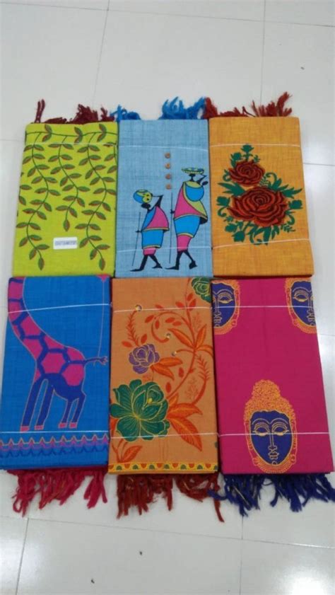 South Cotton Embroidered Dress Materials Digital Prints At Rs 400 In