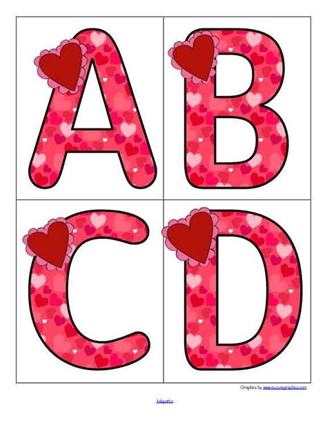 Valentines Day Letters Printable