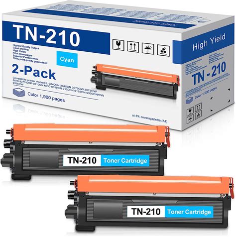 Amazon TN210 TN 210C High Yield Toner Cartridge 2Cyan