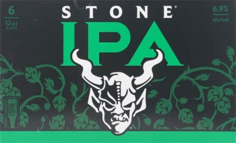 Stone Brewing Co IPA Cans 6 Pk 12 Fl Oz QFC