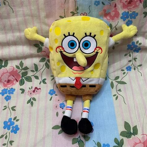 TY BEANIE BABIES Spongebob Squarepants Nickelodeon 2013 Soft Plush Toy