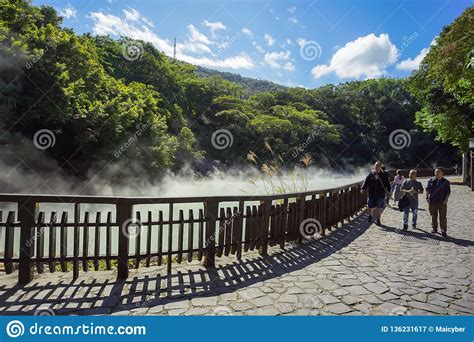 The Famous Hot Spring Lake Beitou Thermal Valley Editorial Photography Image Of Thermal