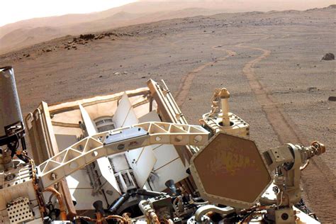 Mars Rover Next To Human