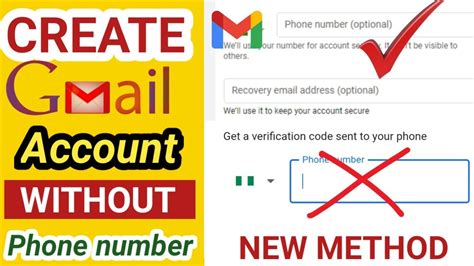 How To Create Gmail Without Phone Number Unlimited Gmail Account