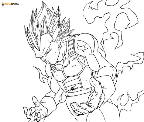 Arriba Imagen Dibujos De Goku Y Vegeta Para Colorear El Ltimo