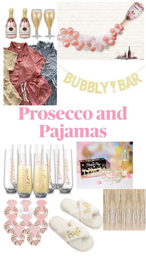 Prosecco And Pajamas Bachelorette Party In Bachelorette Party