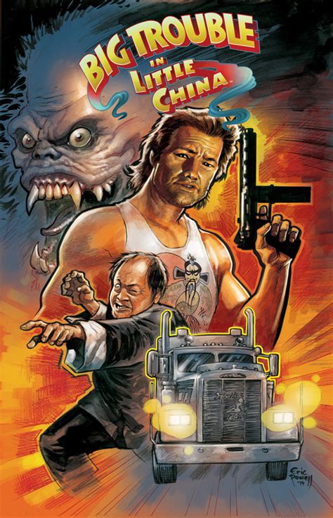 Big Trouble in Little China. Jack Burton and the Pork-Chop Express. - Cosmic Comics!