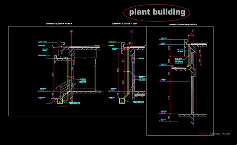 Storm Drainage Piping Layout And Elevation Details Cad Drawing Dwg