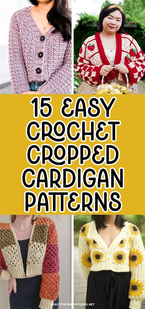 Easy Crochet Cropped Cardigan Patterns Beautiful Dawn Designs Crochet Cardigan Pattern Free