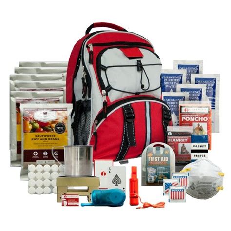 64 Piece Survival Back Pack - Survival Food and Gear