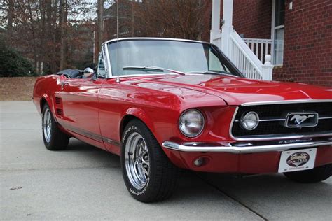 1967 Red Ford Mustang Convertible Mustang Convertible Ford Mustang